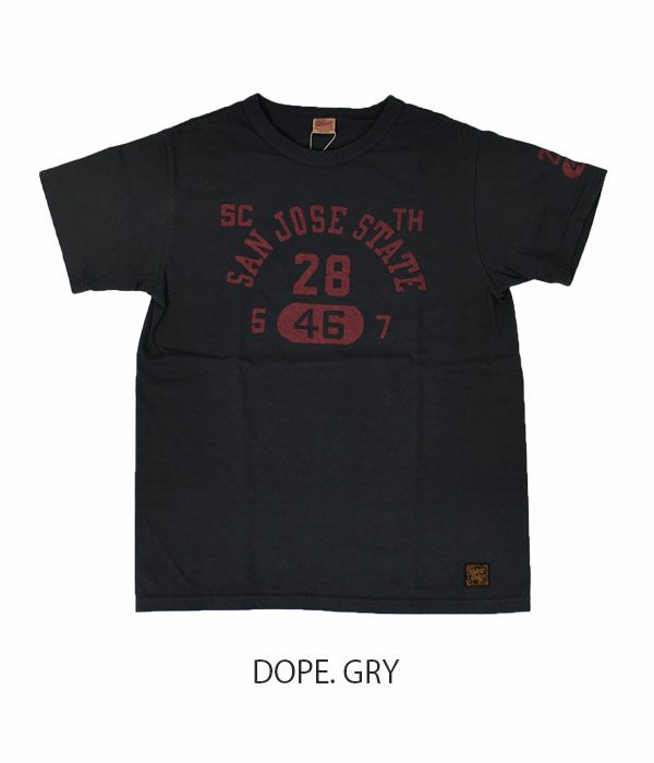 デラックスウエア (DELUXEWARE) SAN JOSE 半袖プリントTシャツ MT-2301 DOPE. GRY