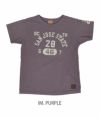 デラックスウエア (DELUXEWARE) SAN JOSE 半袖プリントTシャツ MT-2301 IM.PURPLE