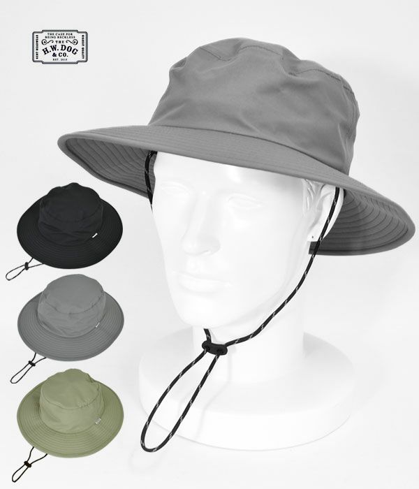 ザ エイチ ダブリュー ドッグ アンド カンパニー (THE H.W.DOG＆CO.) 3 LAYER RAIN HAT レインハット 帽子 COOLMAX D-00781