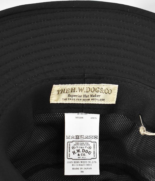 ザ エイチ ダブリュー ドッグ アンド カンパニー (THE H.W.DOG＆CO.) 3 LAYER RAIN HAT レインハット 帽子 COOLMAX D-00781