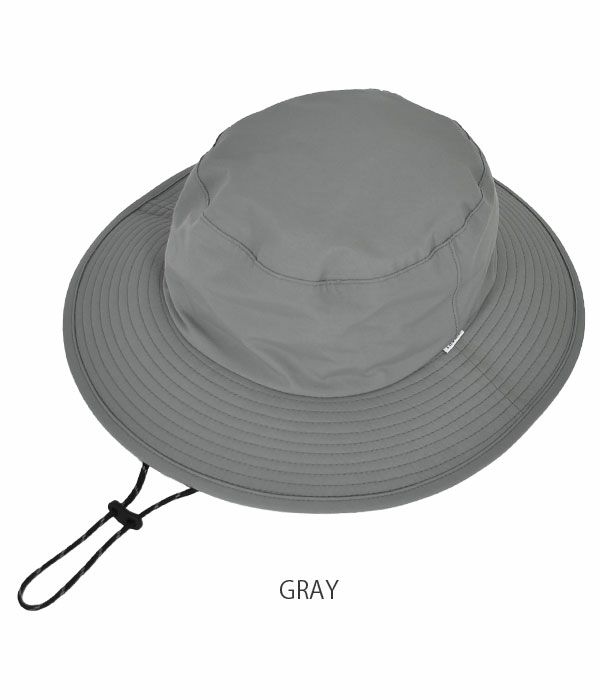 ザ エイチ ダブリュー ドッグ アンド カンパニー (THE H.W.DOG＆CO.) 3 LAYER RAIN HAT レインハット 帽子 COOLMAX D-00781 GRAY