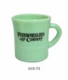 フリーホイーラーズ (FREEWHEELERS) "BUFFALO AND LOGO" HEAVY MUG マグカップ 2319001 JADE-ITE