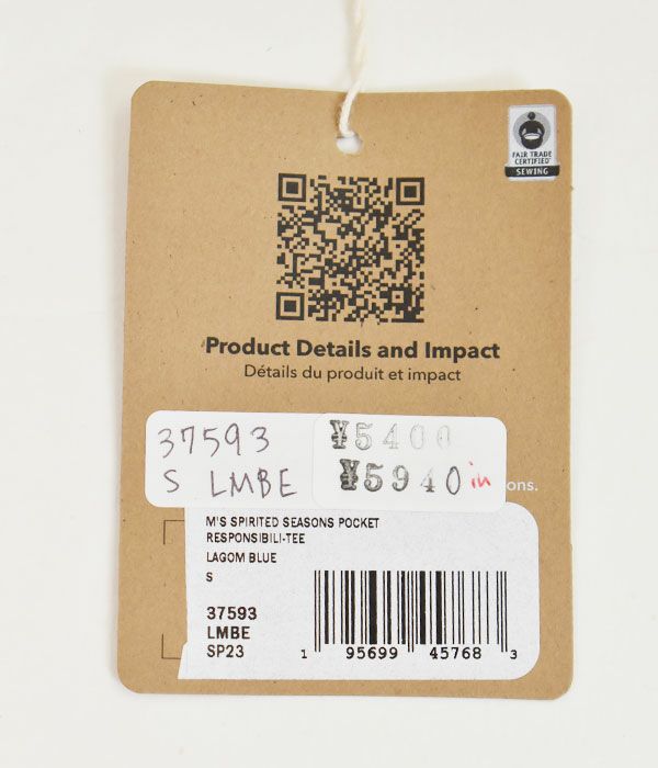 パタゴニア (PATAGONIA) M'S LINE SPIRITED SEASONS POCKET RESPONSIBILI-TEE 半袖プリントTシャツ ポケT 37593