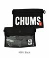 チャムス (CHUMS) リサイクルチャムスクリアケースM Recycle CHUMS Clear Case M クリアケース ポーチ バッグ CH60-3583 K001 Black
