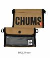 チャムス (CHUMS) リサイクルチャムスクリアケースM Recycle CHUMS Clear Case M クリアケース ポーチ バッグ CH60-3583 B005 Brown