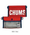 チャムス (CHUMS) リサイクルチャムスクリアケースM Recycle CHUMS Clear Case M クリアケース ポーチ バッグ CH60-3583 R001 Red