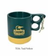 チャムス (CHUMS) キャンパーマグカップ Camper Mug Cup コップ　マグカップ　アウトドア　キャンプ用品　キッチン用品 CH62-1244 T036.Teal/Yellow