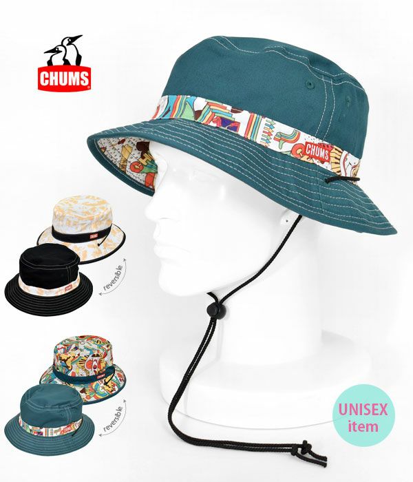 チャムス (CHUMS) リバーシブルプリントハット Reversible Print Hat 帽子 ハット CH05-1330