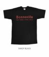 フリーホイーラーズ (FREEWHEELERS) 〈HOT ROD MEMORABILIA〉 "BONNEVILLE 1940-50s" 半袖プリントTシャツ 2325005 SHADY BLACK