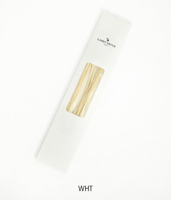 ラリースミス (LARRY SMITH) OILD DEER SKIN LACE レザーレース 革紐 LT-0046  WHT