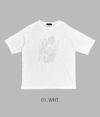 マーブルシュッド (marble SUD) LOTSビションフリーゼ BIG TEE 半袖プリントTシャツ 61DM003262 01.WHT