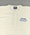 フェローズ (PHERROW'S) “U.S. MAIL” 半袖ヘンリーネックTシャツ 23S-PHNT3