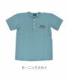 フェローズ (PHERROW'S) “U.S. MAIL” 半袖ヘンリーネックTシャツ 23S-PHNT3 モーニングスカイ