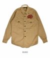 フリーホイーラーズ (FREEWHEELERS) "GILMORE SPECIAL" U.S.NAVY OFFICER SHIRT 長袖シャツ 2323002 KHAKI