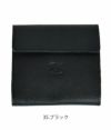 イルビゾンテ (IL BISONTE) 2つ折りウォレット 財布 二つ折り レザーウォレット 41146-5 411465 35.ブラック