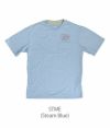 パタゴニア (PATAGONIA) M'S LOST AND FOUND ORGANIC T-SHIRT 半袖プリントTシャツ ポケT 37672 STME (Steam Blue)