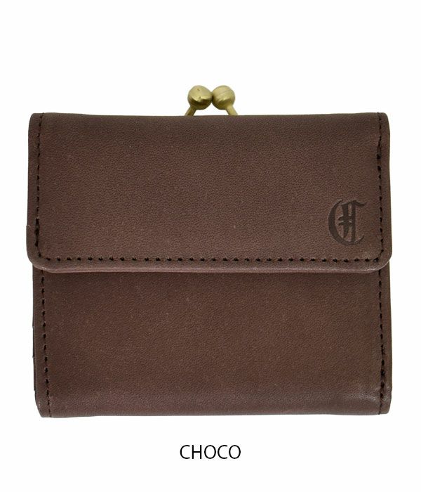 クレドラン (CLEDRAN) ANNE MINI PURSE WALLET がま口 二つ折り財布 CL-3220 CHOCO