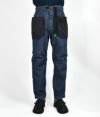 ハク (H.A.K.U) CHILL OUT TAPERED RAWHIDE BLUE DENIM デニム アウトドアパンツ テーパード ストレッチ HAKU HK-T108