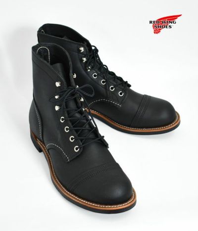 レッドウィング (RED WING) IRON RANGER Black“Harness” アイアンレンジャー ブラックハーネス ブーツ 靴 8084  の通販ならトップジミー