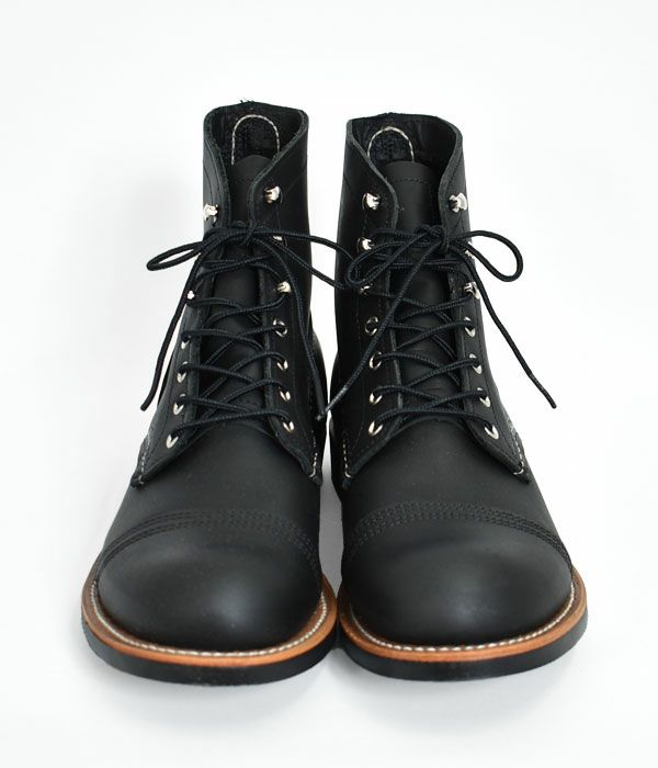 レッドウィング (RED WING) IRON RANGER Black-Harness”-ブーツ 靴 8084