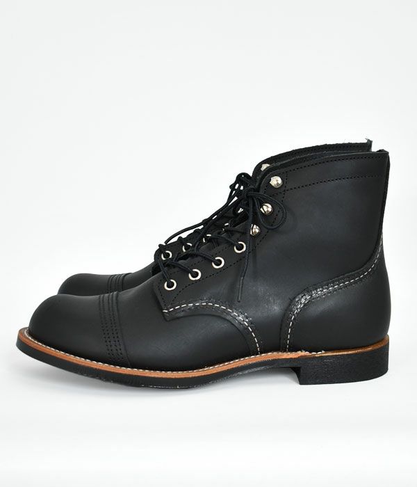 レッドウィング (RED WING) IRON RANGER Black-Harness”-ブーツ 靴 8084