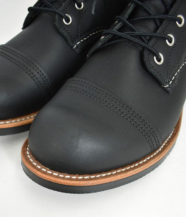 レッドウィング (RED WING) IRON RANGER Black-Harness”-ブーツ 靴 8084