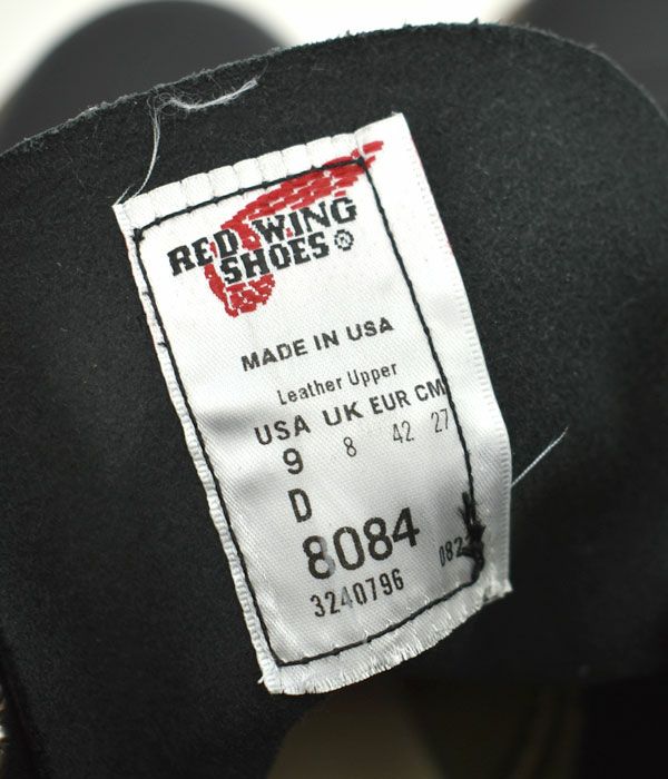 レッドウィング (RED WING) IRON RANGER Black-Harness”-ブーツ 靴 8084