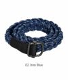 コリンボ (COLIMBO) CHERRY CREEK MESH BELT チェリークリーク メッシュベルト ナイロンメッシュベルト ZY-0700 02.Iron Blue