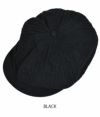 ザ エイチ ダブリュー ドッグ アンド カンパニー (THE H.W.DOG＆CO.) BB WASH CAS 帽子 キャスケット D-00762  BLACK