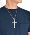 ラリースミス (LARRY SMITH) TRIANGLE CROSS PENDANT トライアングル クロスペンダントトップ NL-0082