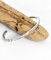 ラリースミス (LARRY SMITH) MEN’S EXTRA THIN SQUARE BRACELET バングル シルバーアクセサリー BR-0126