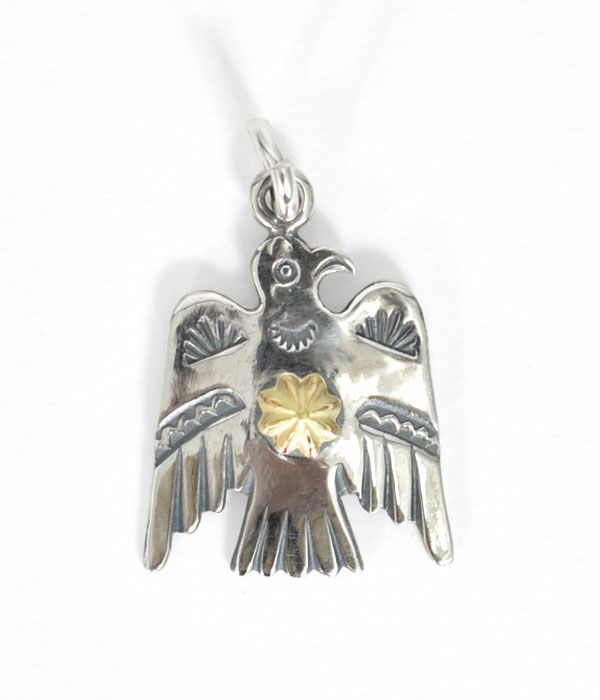 ラリースミス (LARRY SMITH) THUNDERBIRD PENDANT(18K GOLD SHELL) 18  