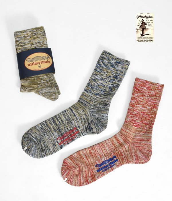 フリーホイーラーズ (FREEWHEELERS) -Barlow- 8INCH LENGTH OUTDOOR SOCKS 靴下 ソックス 2327012