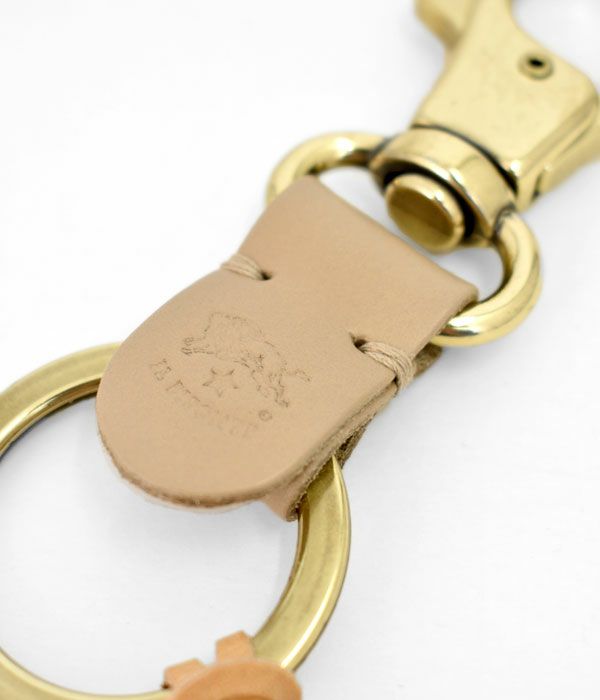 イルビゾンテ (IL BISONTE) レザーフックキーホルダー 限定