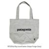 パタゴニア (PATAGONIA) リサイクル マーケット トート Recycled Market Tote トートバッグ　エコバッグ 59250  FIFS(Fitz Roy Icon:Farrier Stripe Forge Grey)