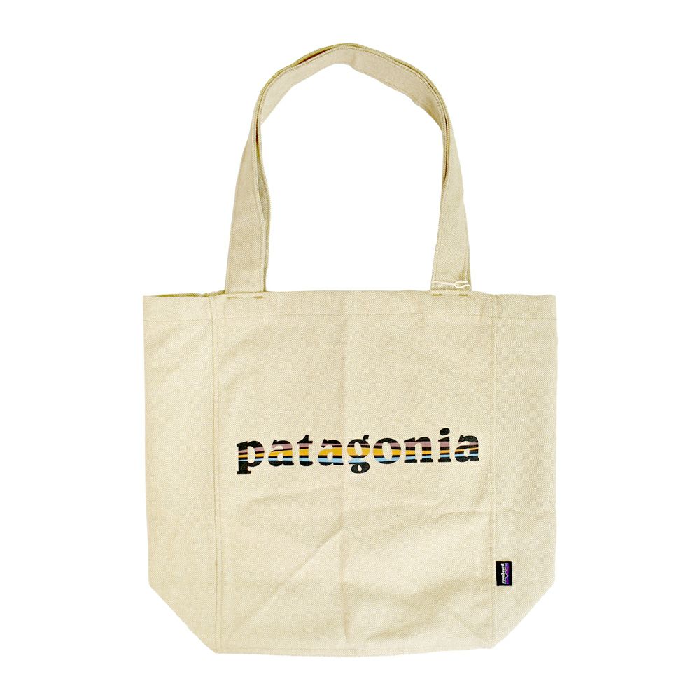 パタゴニア (PATAGONIA) リサイクル マーケット トート Recycled Market Tote トートバッグ　エコバッグ 59250 TLCN('73 Text Logo:Classic Tan)