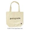 パタゴニア (PATAGONIA) リサイクル マーケット トート Recycled Market Tote トートバッグ　エコバッグ 59250 TLCN('73 Text Logo:Classic Tan)