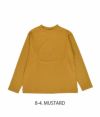 ブリスバンチ (Bliss bunch) モックネックTEE（長袖） コットンプルオーバー ロンT A638-269 8-4.MUSTARD