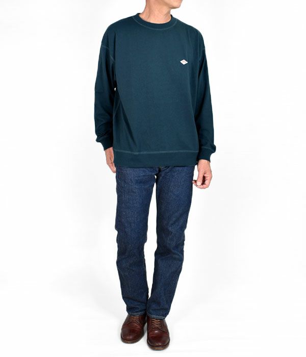 ダントン (DANTON) MEN'S LONG SLEEVE SWEAT T-SHIRT クルーネック