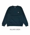 ダントン (DANTON) MEN'S LONG SLEEVE SWEAT T-SHIRT クルーネック 長袖Tシャツ ロンT DT-C0204TCB BILLIARD GREEN