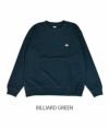 ダントン (DANTON) MEN'S LONG SLEEVE SWEAT T-SHIRT クルーネック 長袖Tシャツ ロンT DT-C0204TCB BILLIARD GREEN