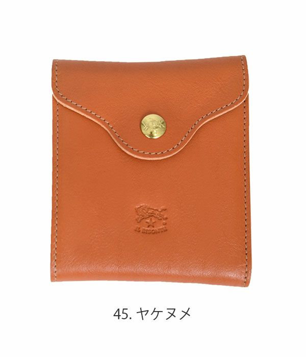 イルビゾンテ (IL BISONTE) 2つ折りウォレット 財布 二つ折り レザーウォレット 54232-3-09641 54232309641 45.ヤケヌメ