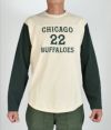 フェローズ (PHERROW'S) “CHICAGO BUFFALOES 22” フットボール長袖Tシャツ ロンT 23W-PLFT1