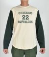 フェローズ (PHERROW'S) -CHICAGO BUFFALOES 22- フットボール長袖Tシャツ ロンT 23W-PLFT1