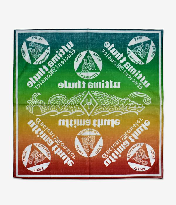 フリーホイーラーズ (FREEWHEELERS) -ANCIENT MONSTER LOGO- BANDANA プリントバンダナ ハンカチ 2327010