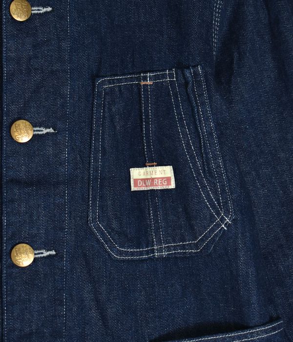 デラックスウエア (DELUXEWARE) SHORT KOVER ALLS デニム デラックスウエア (DELUXEWARE) SHORT KOVER ALLS デニム