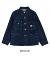 デラックスウエア (DELUXEWARE) SHORT KOVER ALLS デニムカバーオール インディゴジャケット DX109 IND.BLUE