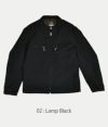 コリンボ (COLIMBO) JADE SENTINEL LIGHT JACKET ナイロンジャケット シングルライダース アウター ZY-0104 02:Lamp Black