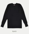 フリーホイーラーズ (FREEWHEELERS) "CREW NECKED THERMAL" LONG SLEEVE SHIRT 長袖サーマルコットンTシャツ ロンT 2325027 BLACK