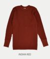 フリーホイーラーズ (FREEWHEELERS) "CREW NECKED THERMAL" LONG SLEEVE SHIRT 長袖サーマルコットンTシャツ ロンT 2325027 INDIAN RED